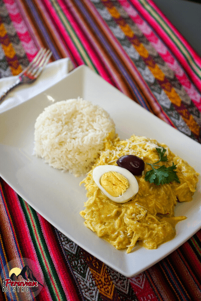 aji de gallina peruvian food